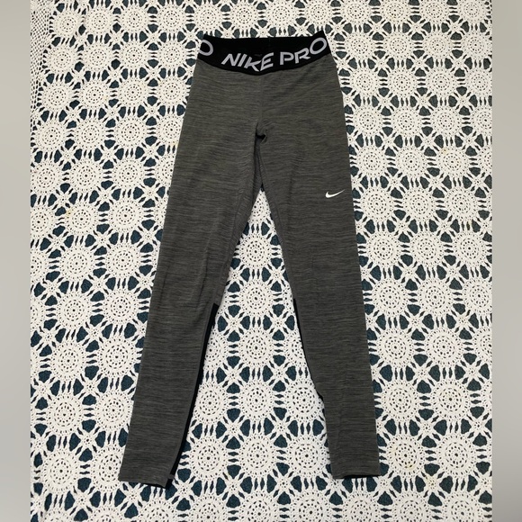 Nike pro dri-fit leggings heather gray size xs - Picture 5 of 8